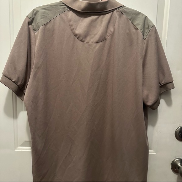 Albert Morris Comfort Men's Polo Shirt in Taupe - Picture 5 of 5